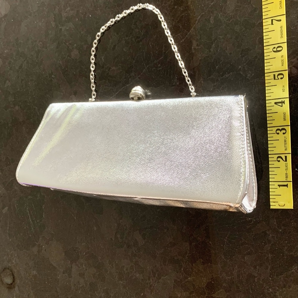 Vintage Silver Evening Bag - Picture 9 of 14